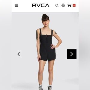 RVCA Romper Black Size XL/14 Juniors NWT